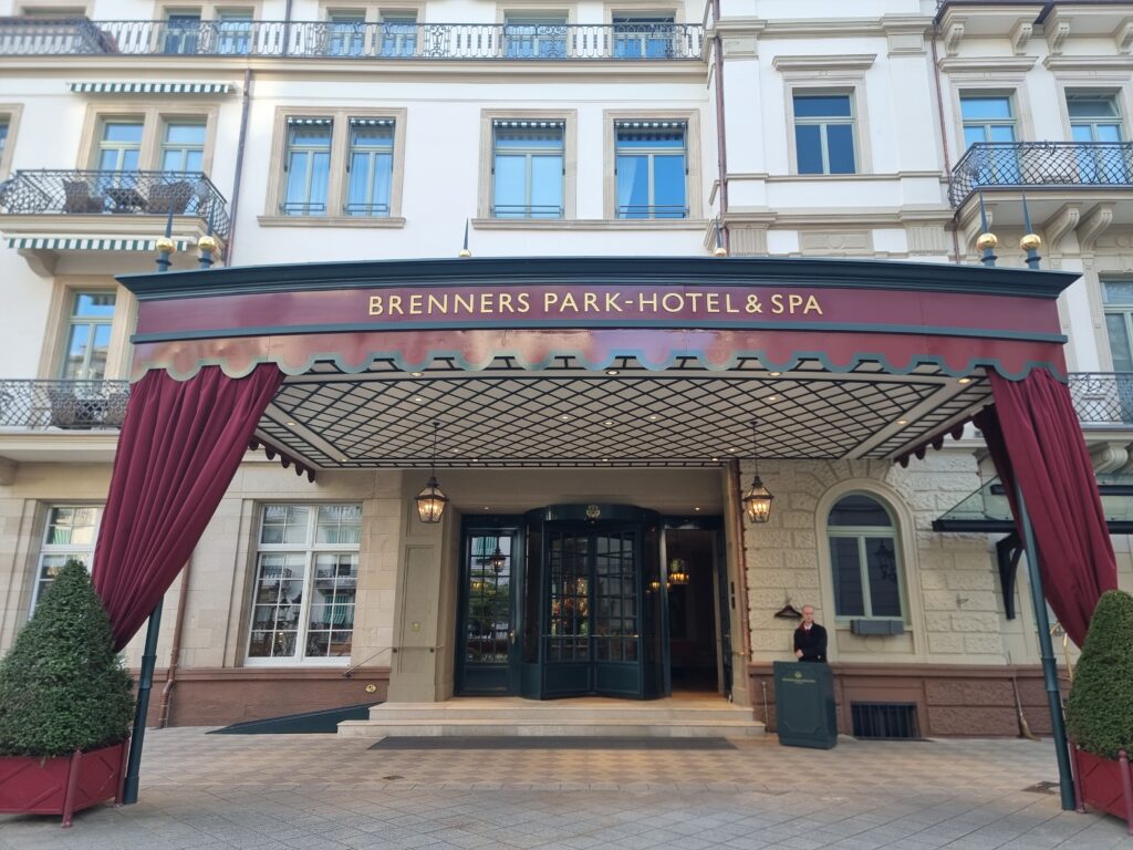 L'ingresso del Brenners Park Hotel