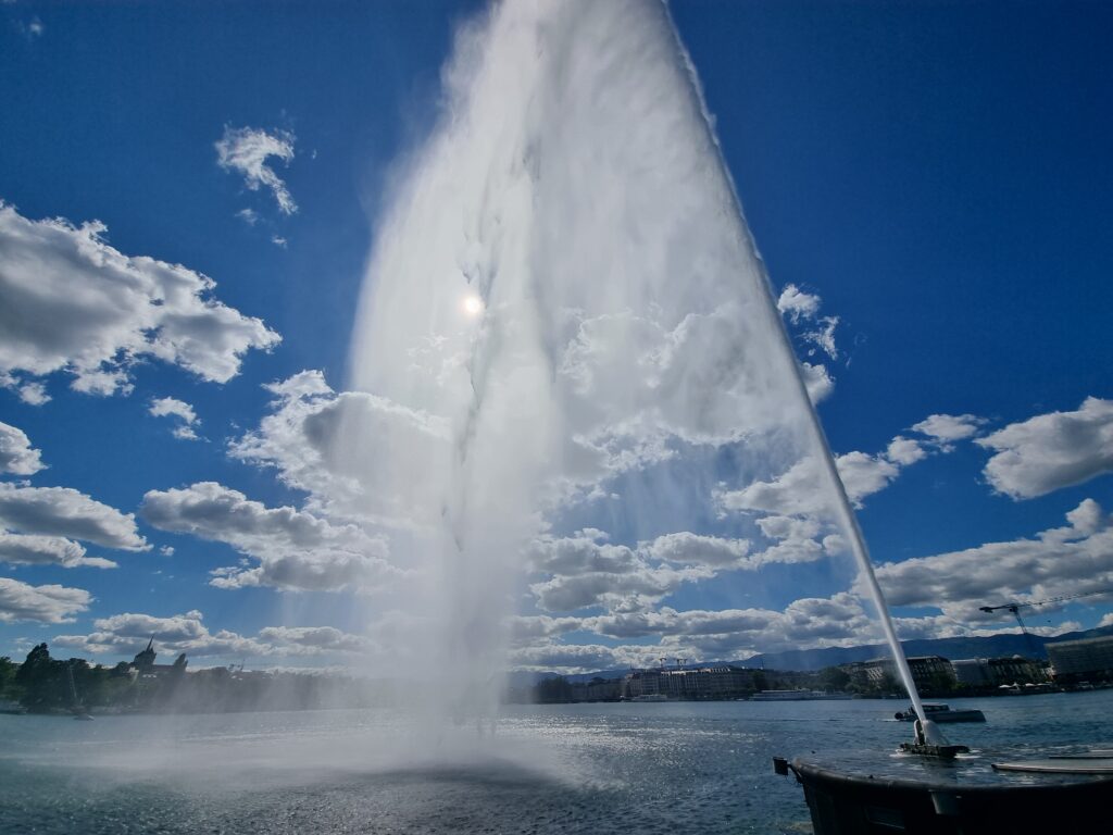Il Jet d'Eau a Ginevra