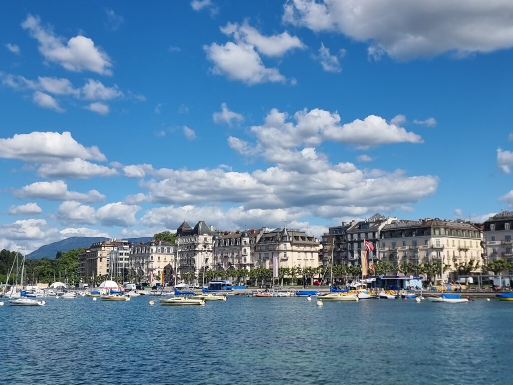 Il Lago Lemano a Ginevra