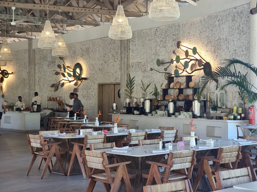Il ristorante del Seaclub Royal Andilana