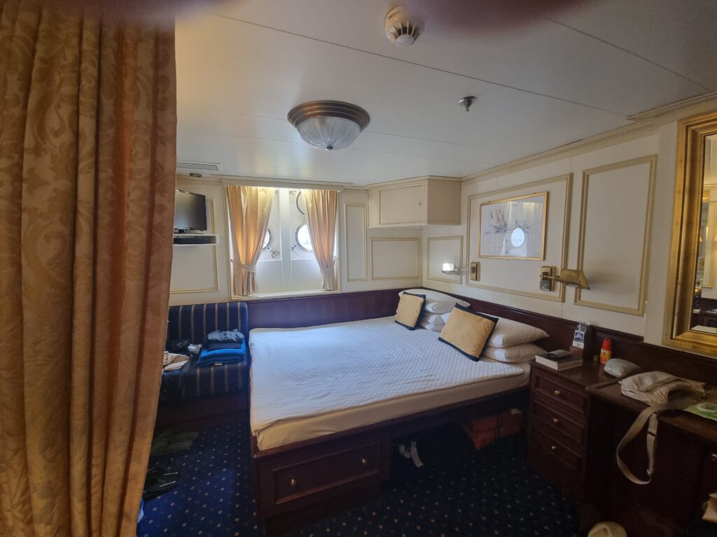 La cabina 120 sul Royal Clipper