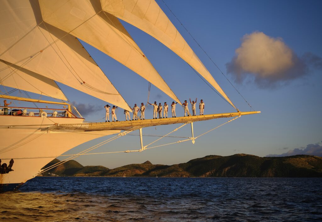 L'equipaggio del veliero